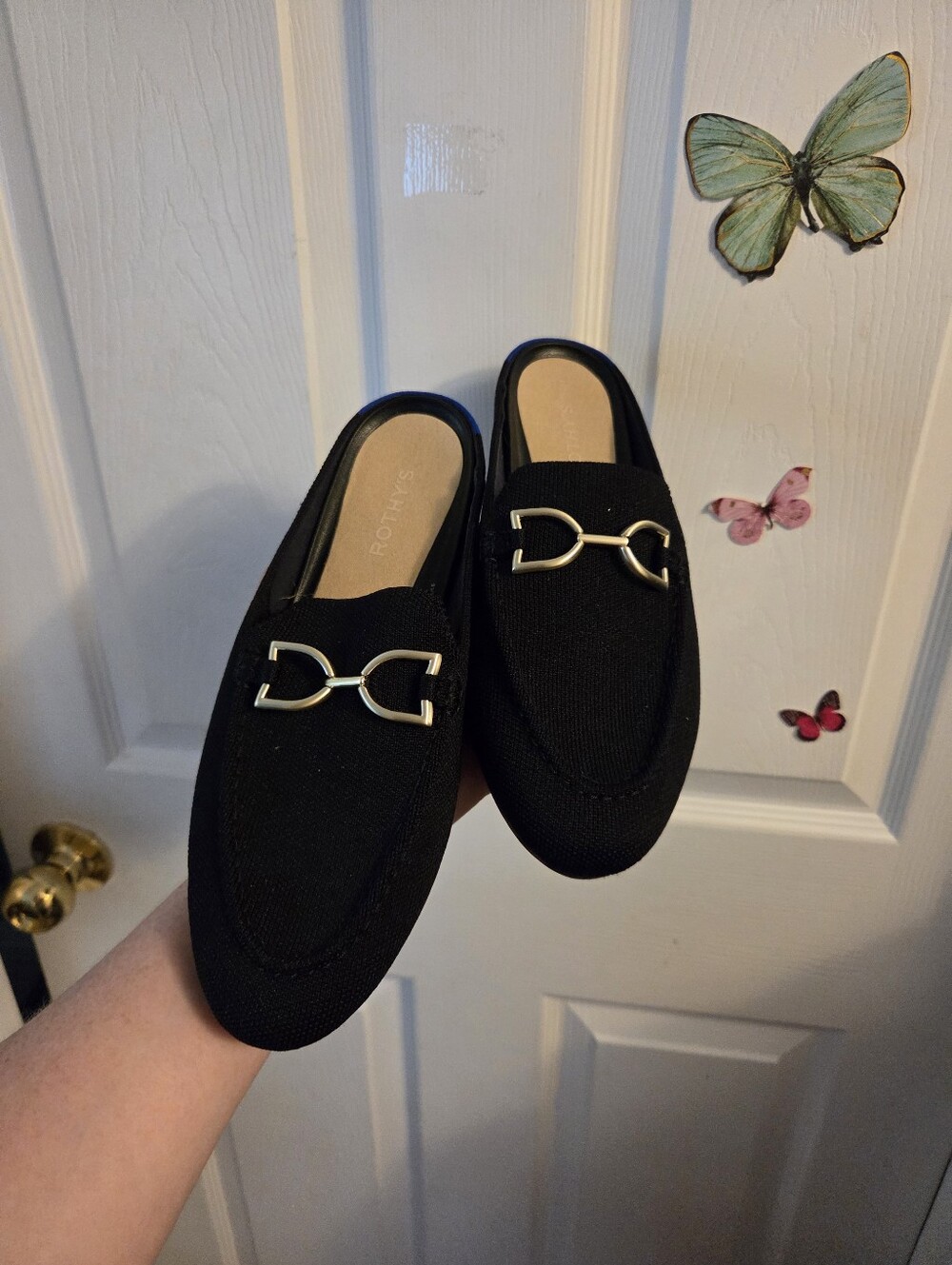 Rothy's The Double Bit Loafer Mule Women's Slip-On Shoes 8.5
